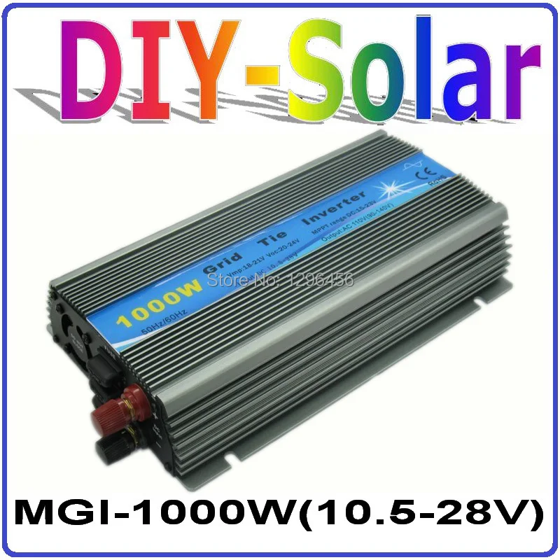 1000W 18V на сетке микро инвертор 10 5 28VDC к AC90 140V или AC190 260V выход солнечной энергии