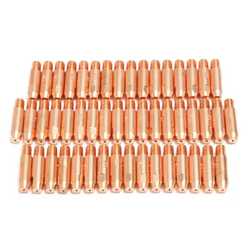 

50Pcs 0.8mmx6mm Copper Contact Tip For MB24 MIG MAG Welding Welder Torch