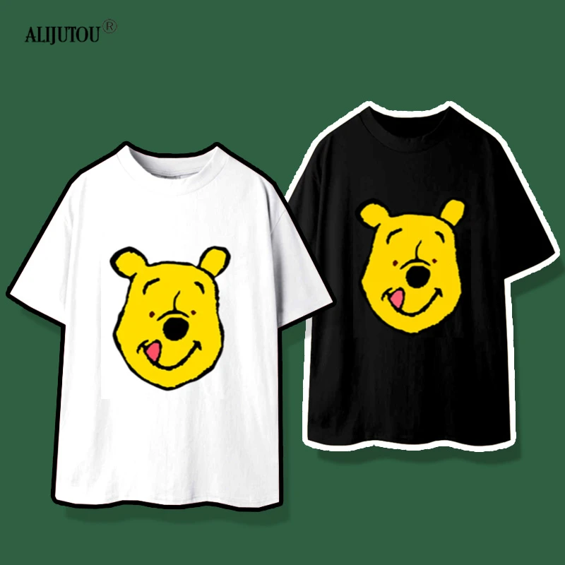 Winnie Summe T Shirt 90s new Women Cartoon Printed Animal Short Sleeve Cute Cartoon T-Shirts Harajuku Style Casual Loose Tops Winnie Summe T Shirt 90s new Women Cartoon Printed Animal Short Sleeve Cute Cartoon T-Shirts Harajuku Style Casual Loose Tops