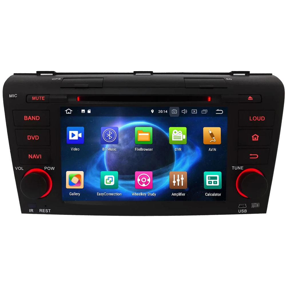 Discount KLYDE 4G Android 8 7.1 Octa Core 4GB RAM 32GB ROM Car DVD Player Radio GPS Navigation For Mazda 3 2004 2005 2006 2007 2008 2009 1