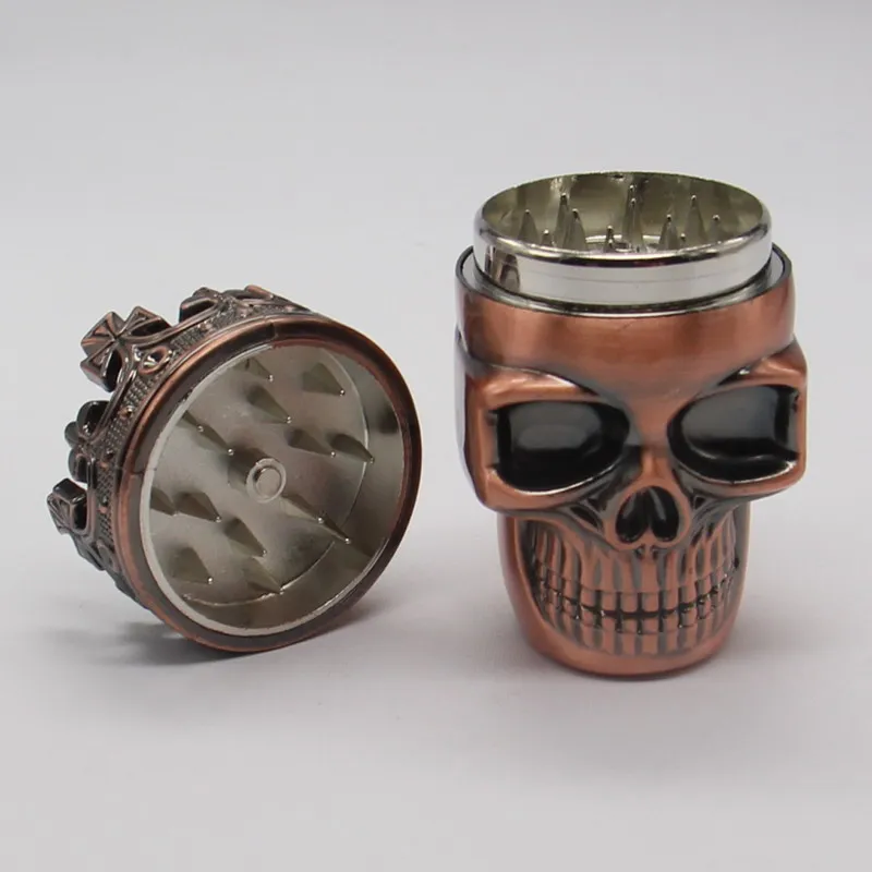 

1 Pcs Cool King Skull Tobacco Herb Spice Grinder Crushe Household Smoking Accessories 7.5X4.5CM