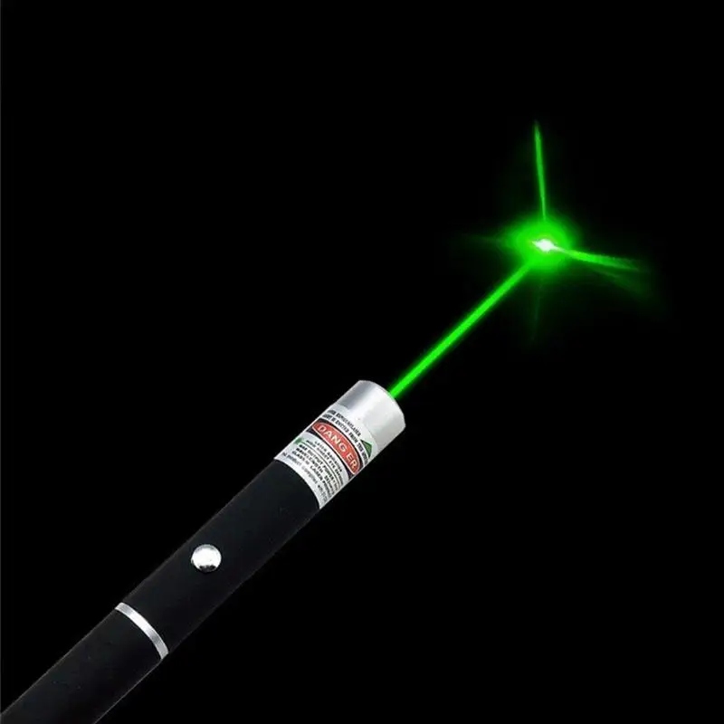 1 шт., 5 мВт, 650 нм, красная/синяя/зеленая фиолетовая лазерная ручка, мощная лазерная указка, ведущая дистанционная Лазерная охотничья лазерная указка