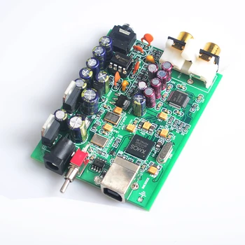 

NEW K.GUSS XMOS U8 + AK4490 AMP NE5532 USB DAC Decoder Sound Card amplifier Headphone Output Support for PCM 24Bit 192kHz DC9V