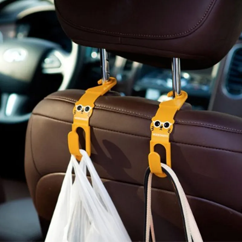 

1Pc Universal Car Seat Hook Auto Headrest Hanger Bag Handbag Organizer Holder For Auto Fastener Accessries