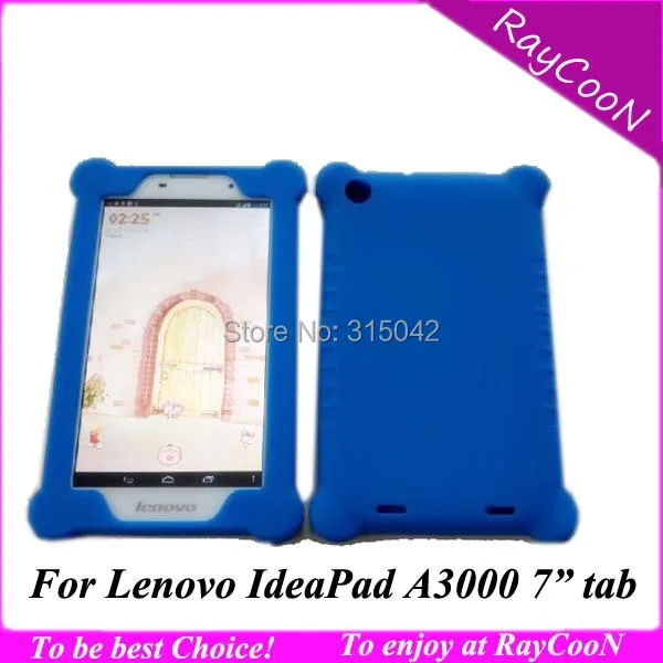 

For Lenovo IdeaPad A3000 7" tablet silicon back case cover,For Lenovo IdeaPad A3000 silica gel Soft back cover perfect