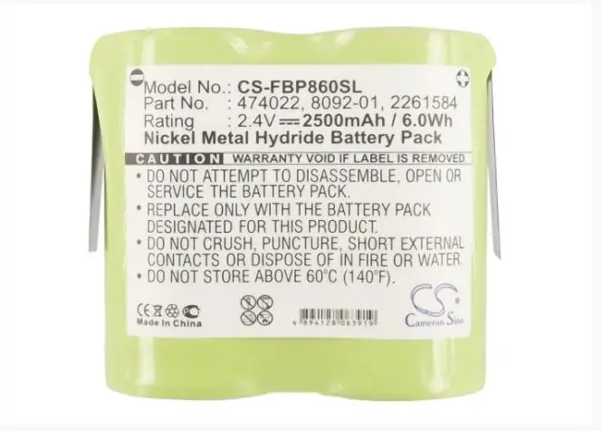 Cameron Sino 2500mAh battery for FLUKE 8010 8010A 8010M 8012A 8050A 8600 Continuous Operations Microtest Omniscanner | Электроника