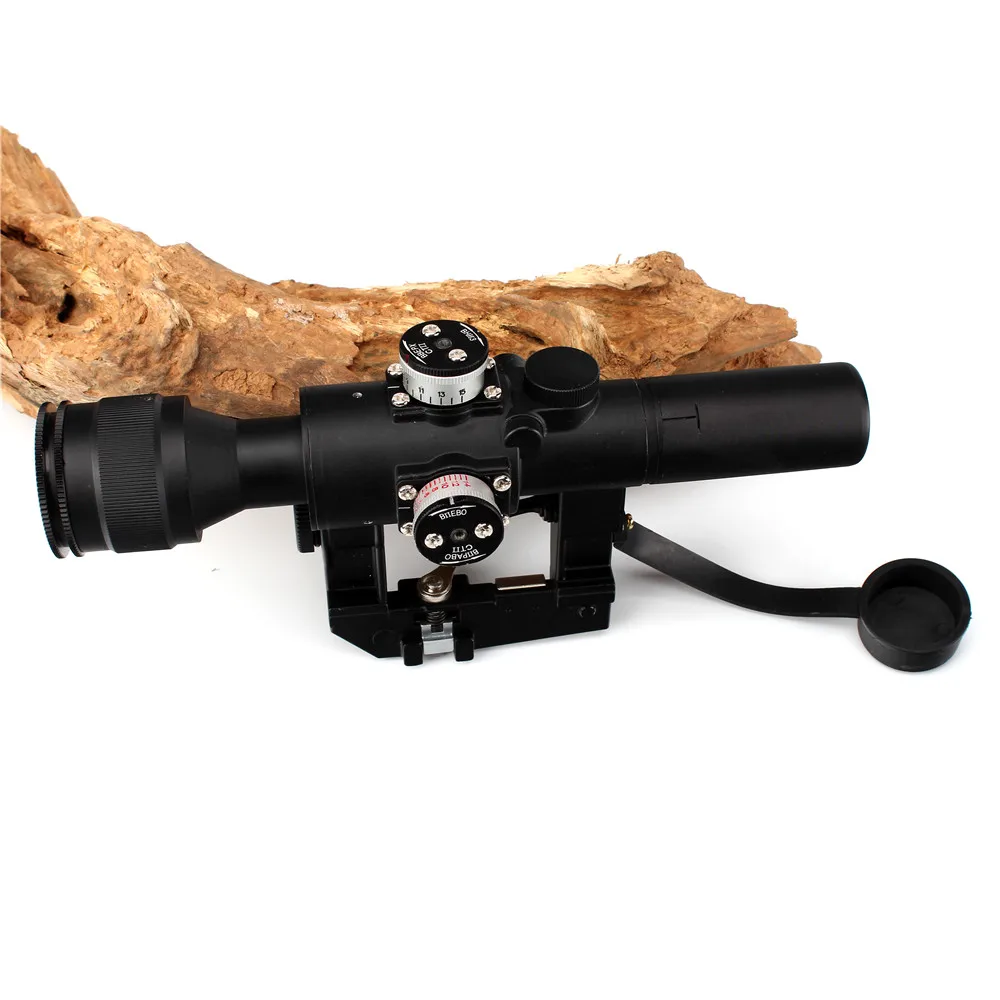 ohhunt SVD 4x24 PSO-1 Type RifleScopes Red Illuminated Glass Etched Reticle Scope for Tactical AK Dragonov Sniper Series Rifle (13)