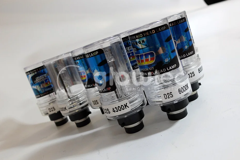 D2S HID лампы, 1 шт., 2 шт., 10 шт., 35 Вт Автомобильные передние фары 12 в 6000 К 4300 К HID сменный комплект скидка glowtec