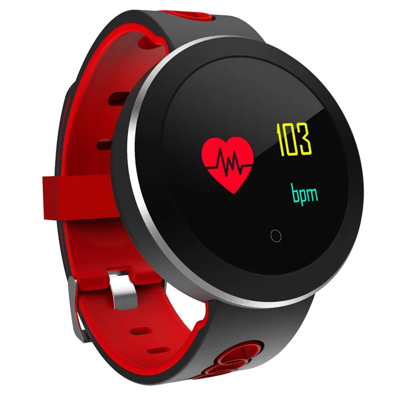 Tanie Q8 Pro inteligentny wodoodporny zegarek mierzący uderzenia serca klawisz dotykowy GPS trajektoria wielofunkcyjne wywołanie sport Smartwatch montre intelligente