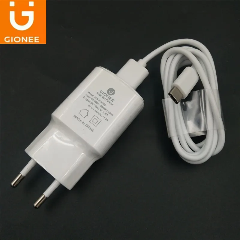 Original Gionee fast Wall Charger 5V2A EU Plug Adapter 1m USB TYPE C