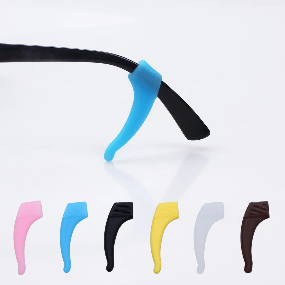 1000Pairs Silicone Anti slip Holder for Glasses Ear Hook Sport Eyeglass Temple Tip Sports Lock