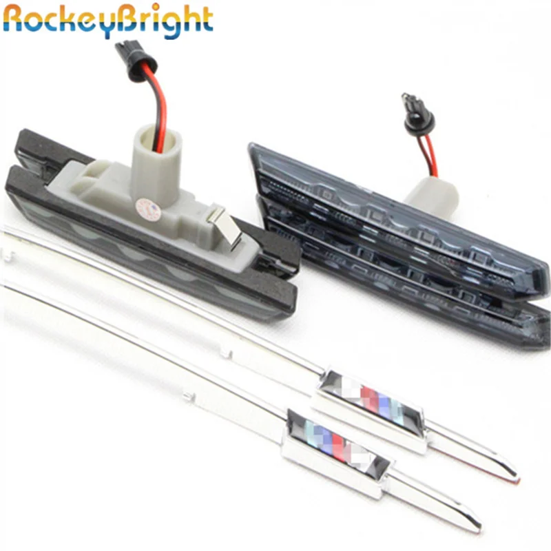 Rockeybright factory price led side marker for BMW E46 led side font b lamp b font
