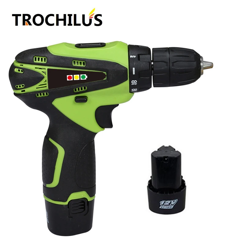 12V cordless Screwdriver Multifunction Power Tool Battery Screwdriver