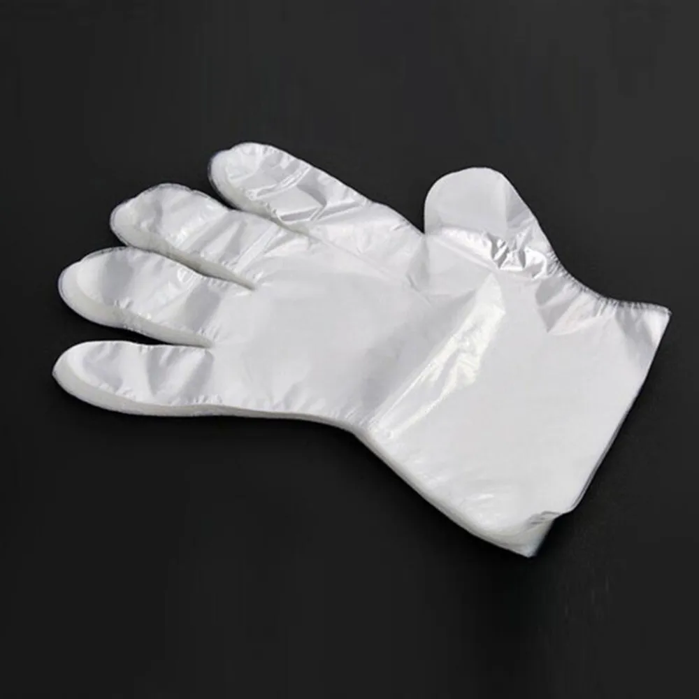 100 шт одноразовые перчатки пластиковые для свадьбы Вечерние для использования ресторан домашний сервис питание гигиена цена