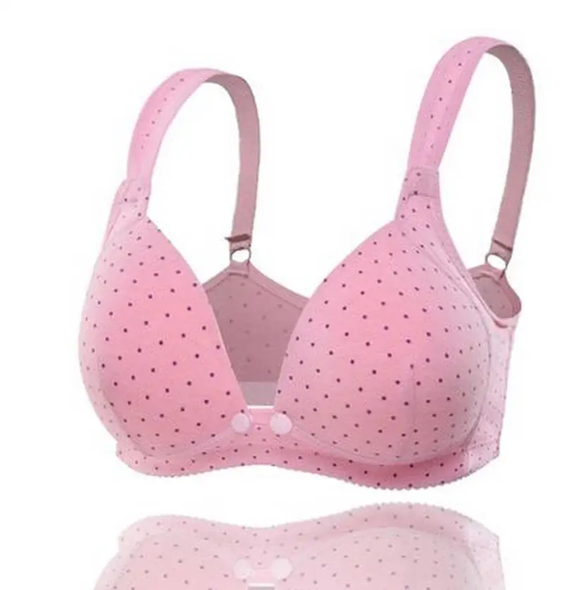 

Sexy Women Seamless Bra Gather Front Buckle Without Rims Brassiere Tank Bra Anti-sagging Underwear
