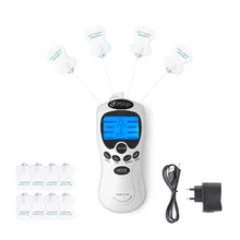 4 Способа Похудения Релакс всего тела Электрический массаж Tens блок цифровой разминание иглоукалывание массажер для пульс-терапии боли в спине