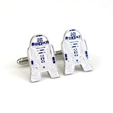 HANCHANG Fashion Jewelry Movie Star Wars Design Cufflinks Cuff Buttons Men’s Cuff Links High Quality Shirt Jewelry