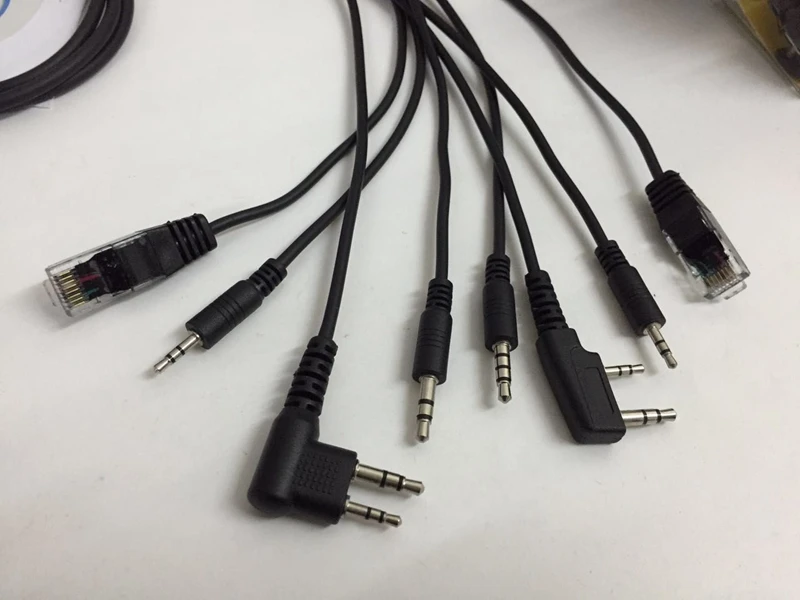 Multifunction USB program cable for walkie talkie car radio baofeng kenwood QYT ICOM mobile radio USB connector program cable
