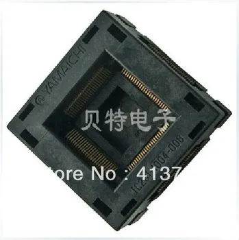 

Block burning imported IC test block, TQFP100 adapter programming, IC201-1004-008