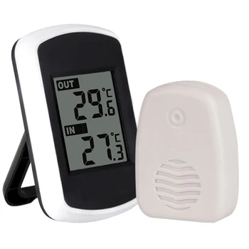 

Wireless Ambient Weather Station Indoor Outdoor Temperature LCD Digital Thermometer Humidity Sensor Screen Temperature 433MHz