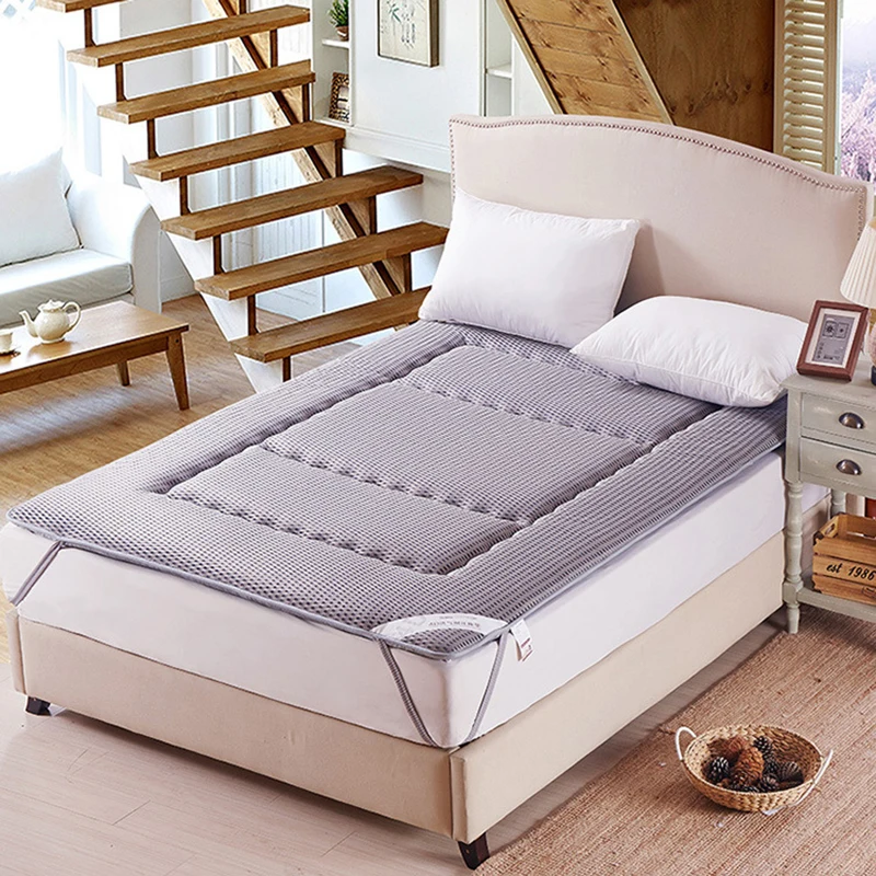 buy 4D Breathable Tatami Thick Warm Foldable Single Or Double Student Dormitory Family Hotels Mattress NEW Topper Quilted Bed