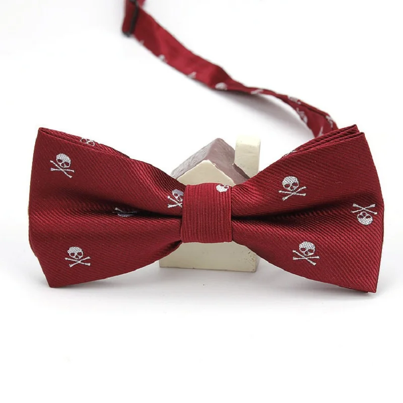 Мужской галстук бабочка с черепом черный бабочка|skull bow tie|black tiebow tie black |