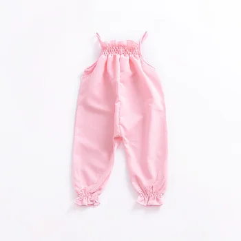 

Baby Girl Jumpsuit Sleeveless Cute Casual Playsuit Outfits Romper Sunsuit Clothing Newborn Toddler Baby Girl Clothes Strap 0-24M