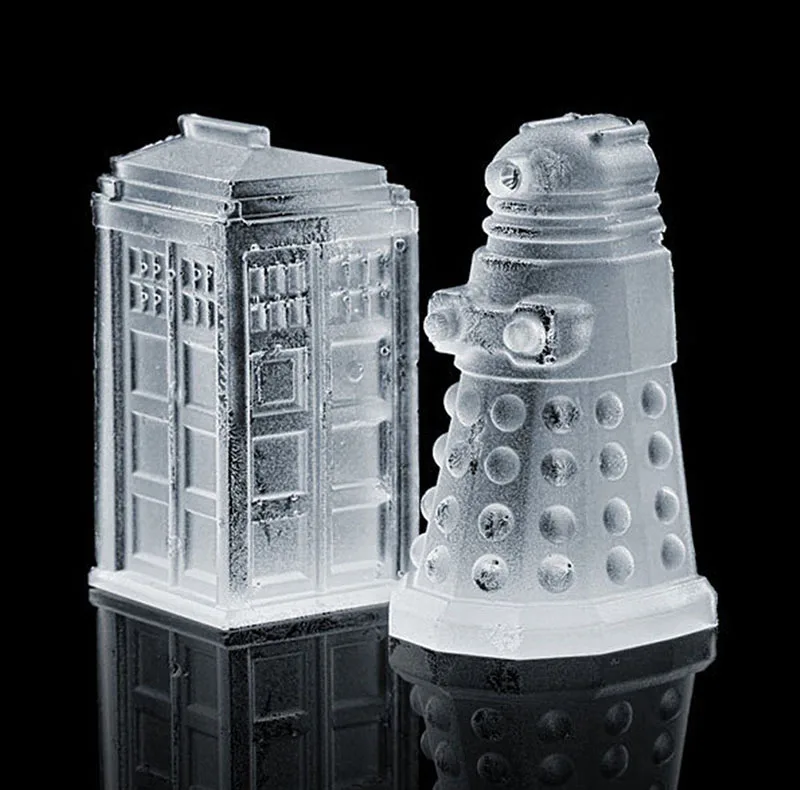 Форма для кубиков льда TEENRA 1 шт. форма 3 печенья Daleks и Tardis шоколада инструменты