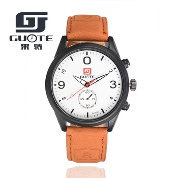 

GUOTE 2020 Fashion Quartz Watch Men Watches Top Brand Luxury Male Clock Business Mens Wrist Watch Hodinky Relogio Masculino Saat