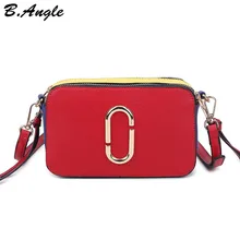 

High quality special color matching women messenger bags fashion women bag casual bag school bag with two kinds of belt