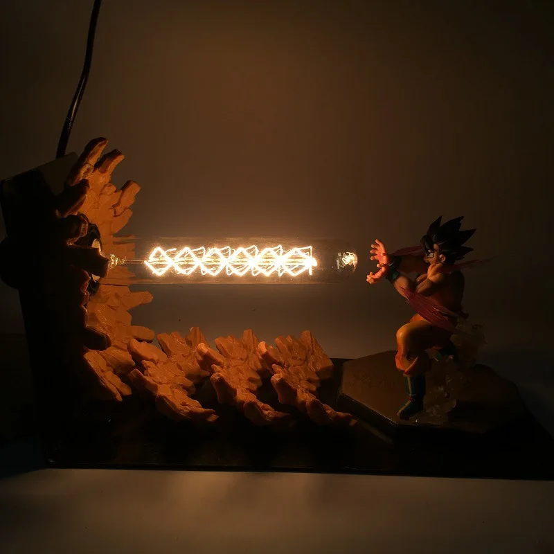 S. orange DRAGON BALL Аниме Goku Kamehameha настольная лампа Luminaria LED ночные светильники