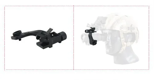 PPT Hot Sale aluminum PVS-14 NVG Mount Set Helmet Mount tactical Scope Mount for Night Vision gz240209