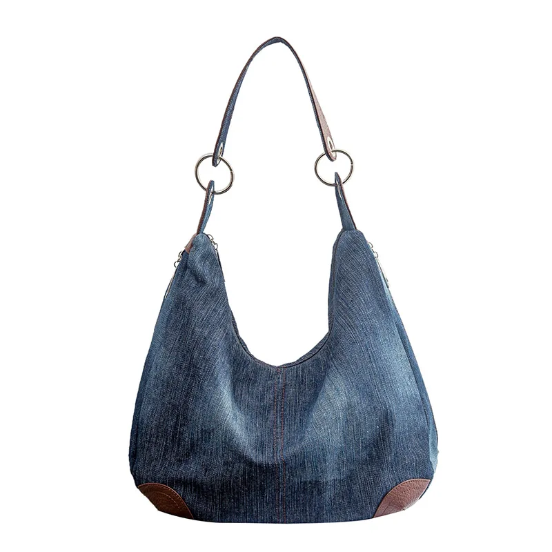 Новые модные большие роскошные сумки Женская Сумка Дизайнерские дамские ручные сумки большие кошельки джинсовые сумки через плечо