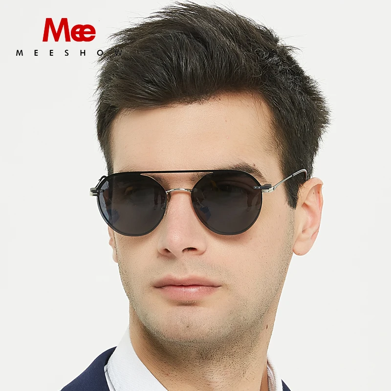

MEESHOW titanium alloy sunglasses men women polarized sunglasses clip on Sun Glasses megantic metal glasses women sunglasses