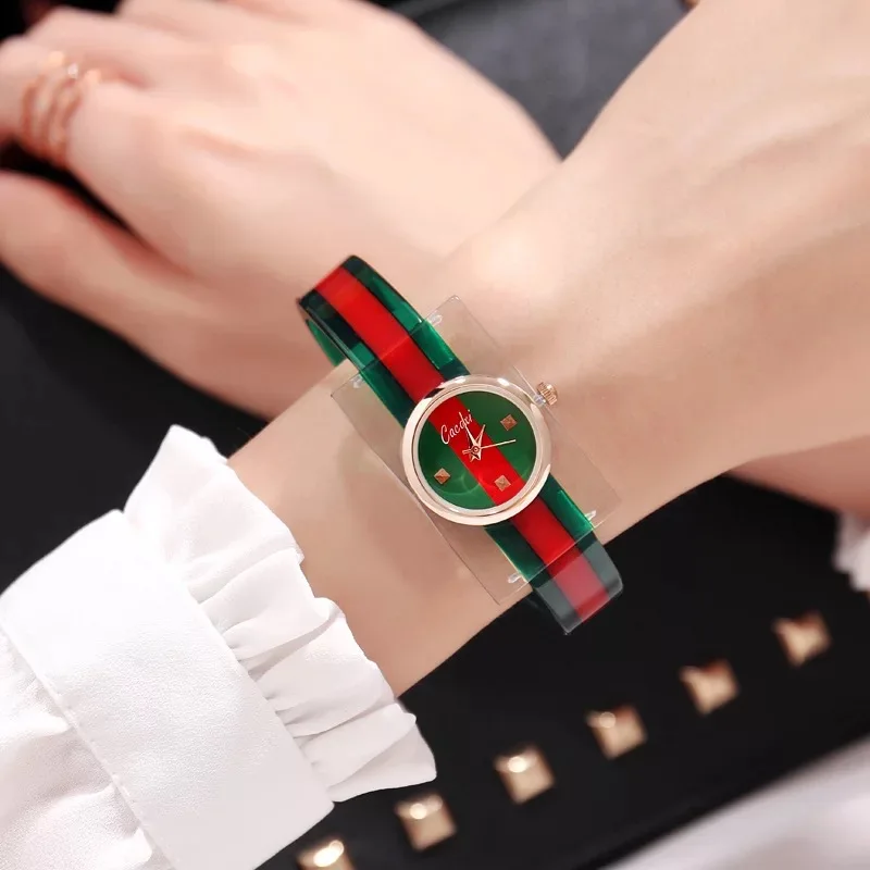 

Luxury Brand Cacaxi Quartz Watch Women Rose Gold Bracelet Watch Hollow Ladies Dress Watch relogio feminino