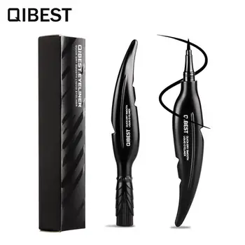 

QIBEST Brand Waterproof Black Eyeliner Liquid Eye Liner Pencil Pen Makeup High Quality Comestics kredka do oczu czarna