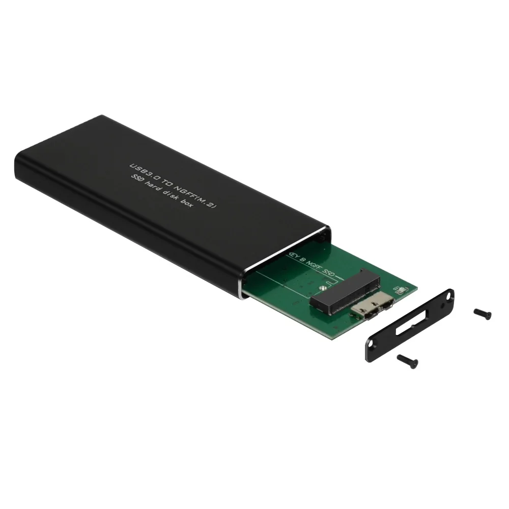 DeepFox USB3.0 к M.2 NGFF SATA на основе B ключ хранения SSD корпус Поддержка 6 ГБ/сек. SSD карты адаптера