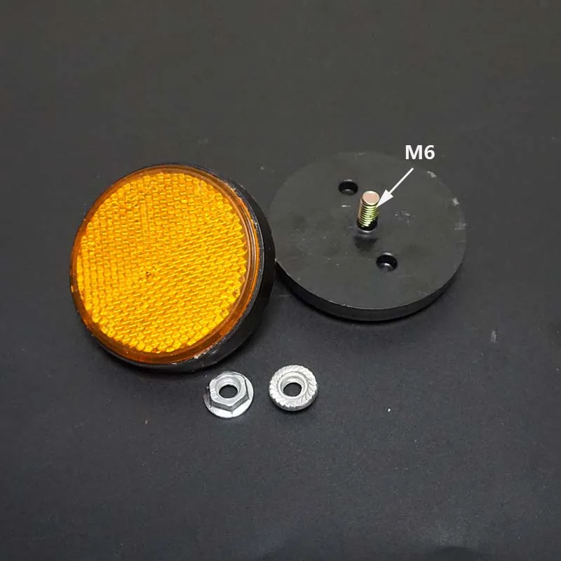 round bike reflectors
