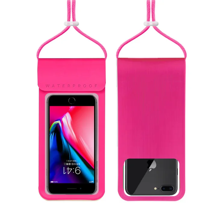 6.0 Waterproof Phone Case Cover Touchscreen Cellphone Dry Diving Bag Pouch with Neck Strap for iPhone Xiaomi Samsung Meizu