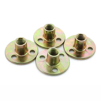 

Thicken m6 m8 m10 3/8 flange 37mm height 17mm T=2.5mm Furniture Nut steel plate round base flange edge bed chair table connector