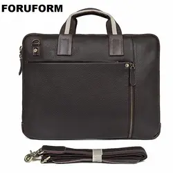 Пояса из натуральной кожи для мужчин сумки мужской Мужчин's Модные Бизнес Портфели для ноутбуков Портфолио Tote через плечо LI-2081