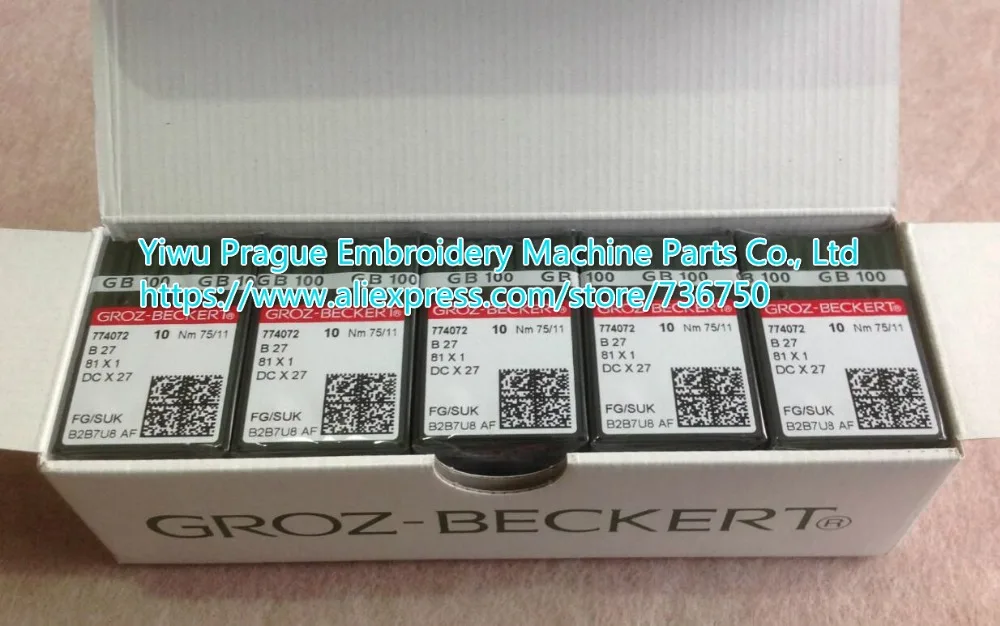 500 pcs 100% Genuine Groz Beckert Sewing Needle B27 DC X 1 81 27 Gebedur Wholesale Price Yiwu Prague Company | Дом и сад
