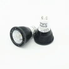 Супер яркий GU10 лампы светильник 85-265V 3W 5W 7W GU10 COB светодиодный светильник GU10 e14 e27 Светодиодный точечный светильник