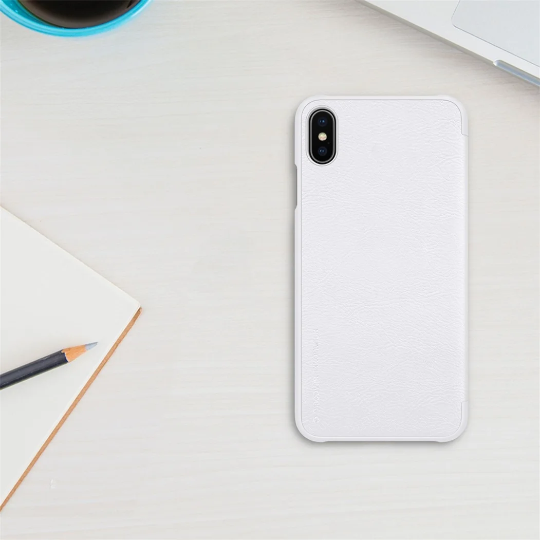 Роскошный чехол-кошелек Nillkin Qin для iPhone XS Max, кожаный чехол-книжка для Apple iPhone X/XR/XS Max, чехол