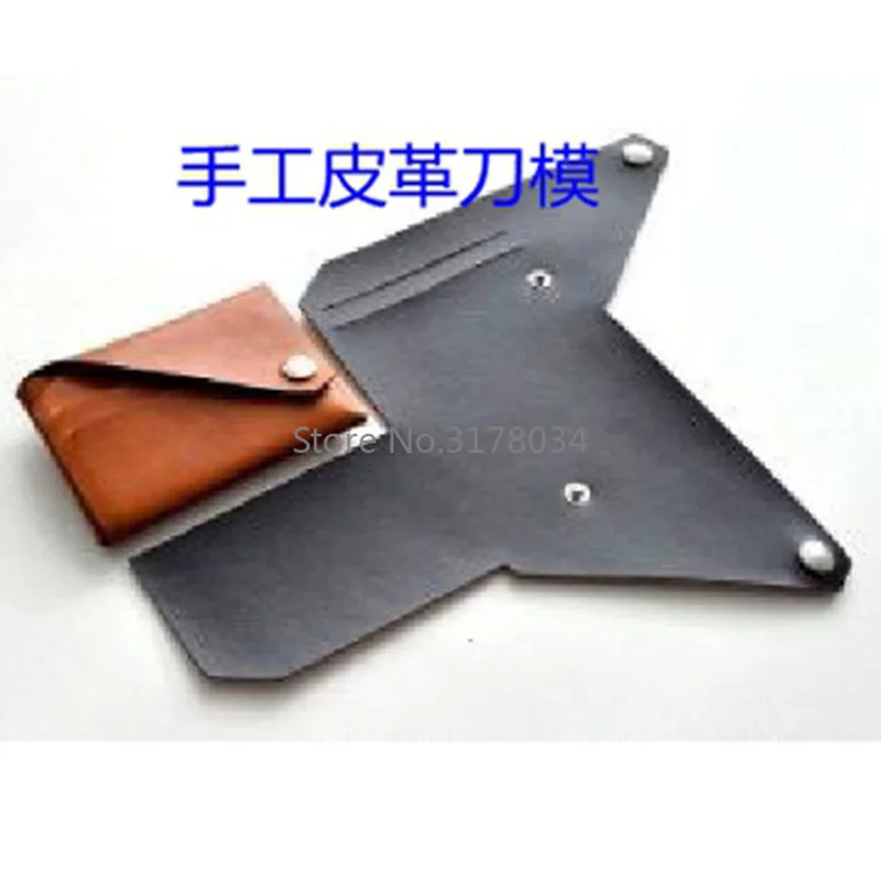 

2019 Japan Steel Blade Self DIY No Sewing Folded Card Holder Leather Craft Wallet Wooden Die Cutting Knife Mould Punch