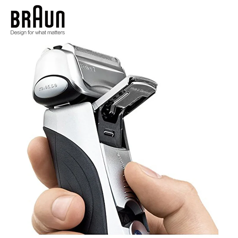 Электробритва Braun 7899CC для мужчин тройное лезвие Сабельная бритва аккумуляторная