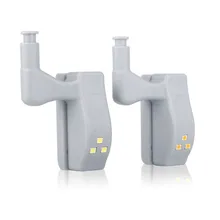 

Universal Hinge LED Sensor Light Kitchen Bedroom Living Room Cabinet Closet Cupboard Wardrobe 0.25W Inner Light Mini Night Lamp