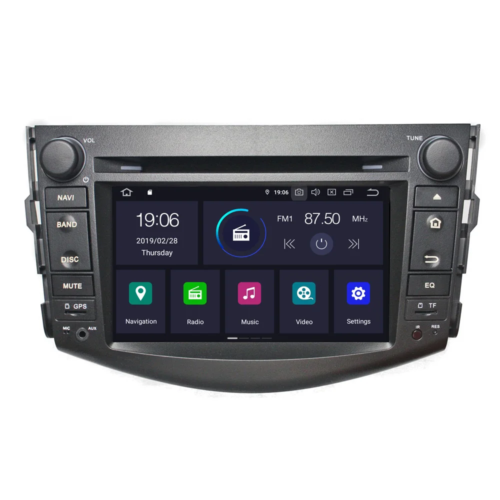 

COIKA 8" Quad Core Car GPS Navi Receiver For Toyota RAV4 2007-2011 With 2+16G RAM Radio Touch Stereo OBD DVR SWC RDS WIFI BT 4G