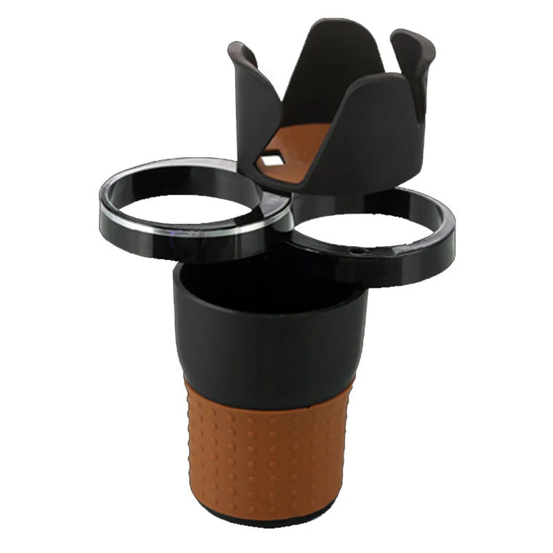 

ABS + Rubber Multifunction Car Drinking Bottle Holder Rotatable Water Cup Holder Phone Car Interior Accessories
