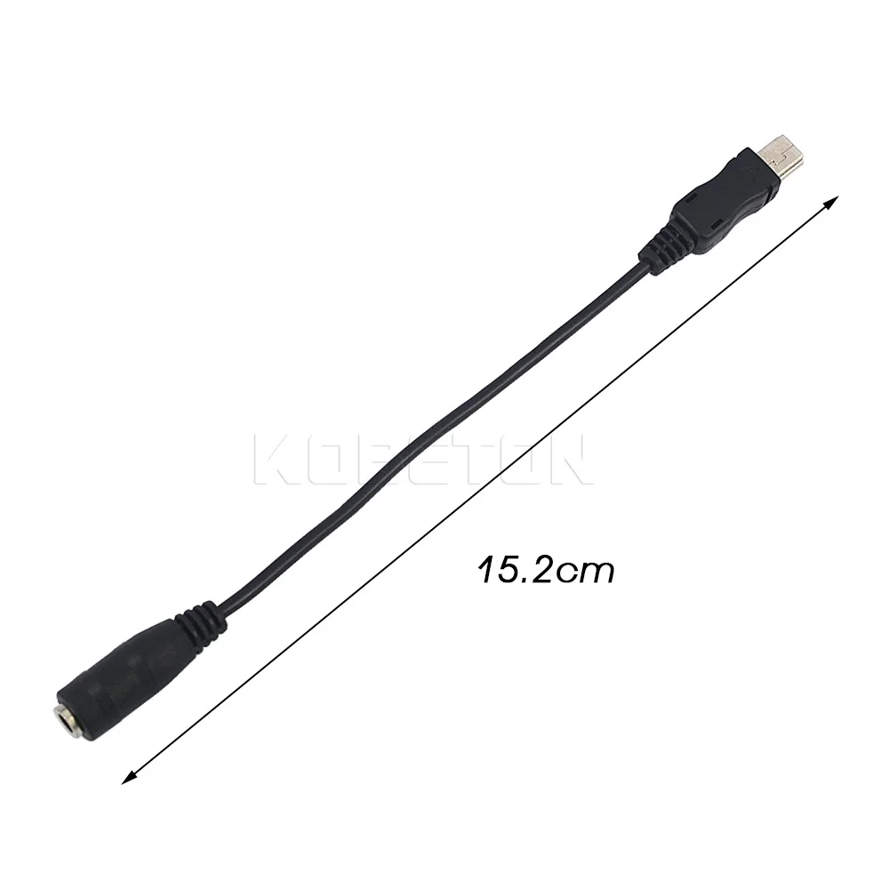 

kebidu USB to 3.5mm Jack Female Mic Microphone Adapter Mini Portable Tranfer Cable Cord for Gopro HD Hero 3 3+ Camera camcorder